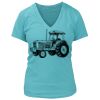 Women's Premium Deep V-Neck T-Shirt Thumbnail