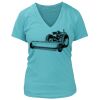 Women's Premium Deep V-Neck T-Shirt Thumbnail