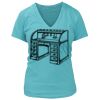 Women's Premium Deep V-Neck T-Shirt Thumbnail