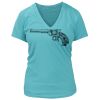 Women's Premium Deep V-Neck T-Shirt Thumbnail