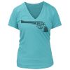 Women's Premium Deep V-Neck T-Shirt Thumbnail
