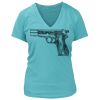 Women's Premium Deep V-Neck T-Shirt Thumbnail