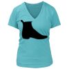 Women's Premium Deep V-Neck T-Shirt Thumbnail