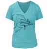 Women's Premium Deep V-Neck T-Shirt Thumbnail