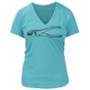 Women's Premium Deep V-Neck T-Shirt Thumbnail