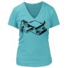 Women's Premium Deep V-Neck T-Shirt Thumbnail