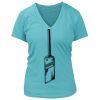 Women's Premium Deep V-Neck T-Shirt Thumbnail