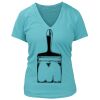Women's Premium Deep V-Neck T-Shirt Thumbnail