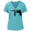 Women's Premium Deep V-Neck T-Shirt Thumbnail
