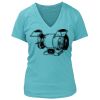 Women's Premium Deep V-Neck T-Shirt Thumbnail