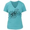 Women's Premium Deep V-Neck T-Shirt Thumbnail