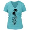 Women's Premium Deep V-Neck T-Shirt Thumbnail
