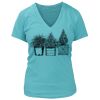 Women's Premium Deep V-Neck T-Shirt Thumbnail