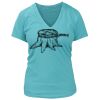 Women's Premium Deep V-Neck T-Shirt Thumbnail