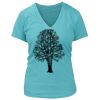 Women's Premium Deep V-Neck T-Shirt Thumbnail