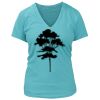 Women's Premium Deep V-Neck T-Shirt Thumbnail