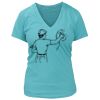 Women's Premium Deep V-Neck T-Shirt Thumbnail