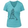 Women's Premium Deep V-Neck T-Shirt Thumbnail