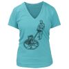 Women's Premium Deep V-Neck T-Shirt Thumbnail