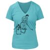 Women's Premium Deep V-Neck T-Shirt Thumbnail