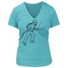 Women's Premium Deep V-Neck T-Shirt Thumbnail