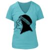 Women's Premium Deep V-Neck T-Shirt Thumbnail