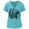 Women's Premium Deep V-Neck T-Shirt Thumbnail