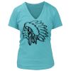 Women's Premium Deep V-Neck T-Shirt Thumbnail