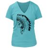 Women's Premium Deep V-Neck T-Shirt Thumbnail
