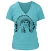 Women's Premium Deep V-Neck T-Shirt Thumbnail