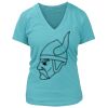 Women's Premium Deep V-Neck T-Shirt Thumbnail