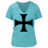 Women's Premium Deep V-Neck T-Shirt Thumbnail