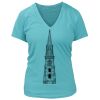 Women's Premium Deep V-Neck T-Shirt Thumbnail