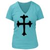 Women's Premium Deep V-Neck T-Shirt Thumbnail