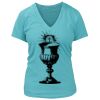 Women's Premium Deep V-Neck T-Shirt Thumbnail