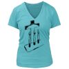 Women's Premium Deep V-Neck T-Shirt Thumbnail