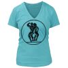 Women's Premium Deep V-Neck T-Shirt Thumbnail