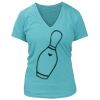 Women's Premium Deep V-Neck T-Shirt Thumbnail