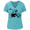 Women's Premium Deep V-Neck T-Shirt Thumbnail