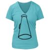 Women's Premium Deep V-Neck T-Shirt Thumbnail
