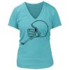 Women's Premium Deep V-Neck T-Shirt Thumbnail