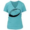 Women's Premium Deep V-Neck T-Shirt Thumbnail