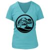 Women's Premium Deep V-Neck T-Shirt Thumbnail