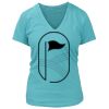 Women's Premium Deep V-Neck T-Shirt Thumbnail