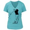 Women's Premium Deep V-Neck T-Shirt Thumbnail