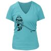 Women's Premium Deep V-Neck T-Shirt Thumbnail
