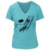 Women's Premium Deep V-Neck T-Shirt Thumbnail