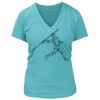 Women's Premium Deep V-Neck T-Shirt Thumbnail