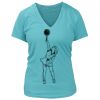 Women's Premium Deep V-Neck T-Shirt Thumbnail