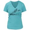 Women's Premium Deep V-Neck T-Shirt Thumbnail